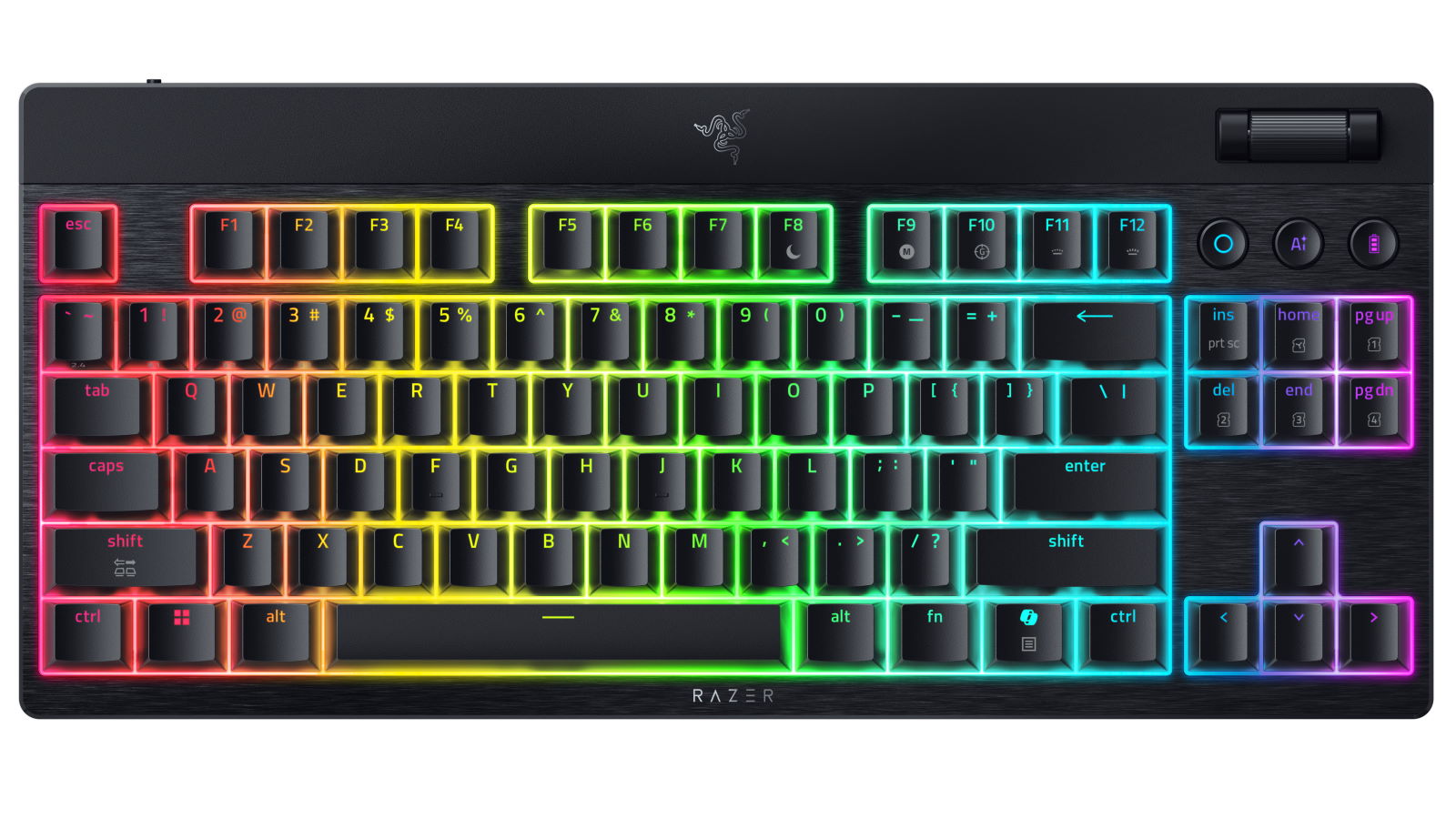 キーボード Razer BLACKWIDOW V4LOW-PROFILE HS yellow Razer BlackWidow V4 Wireless Low-Profile Tenkeyless Mechanical