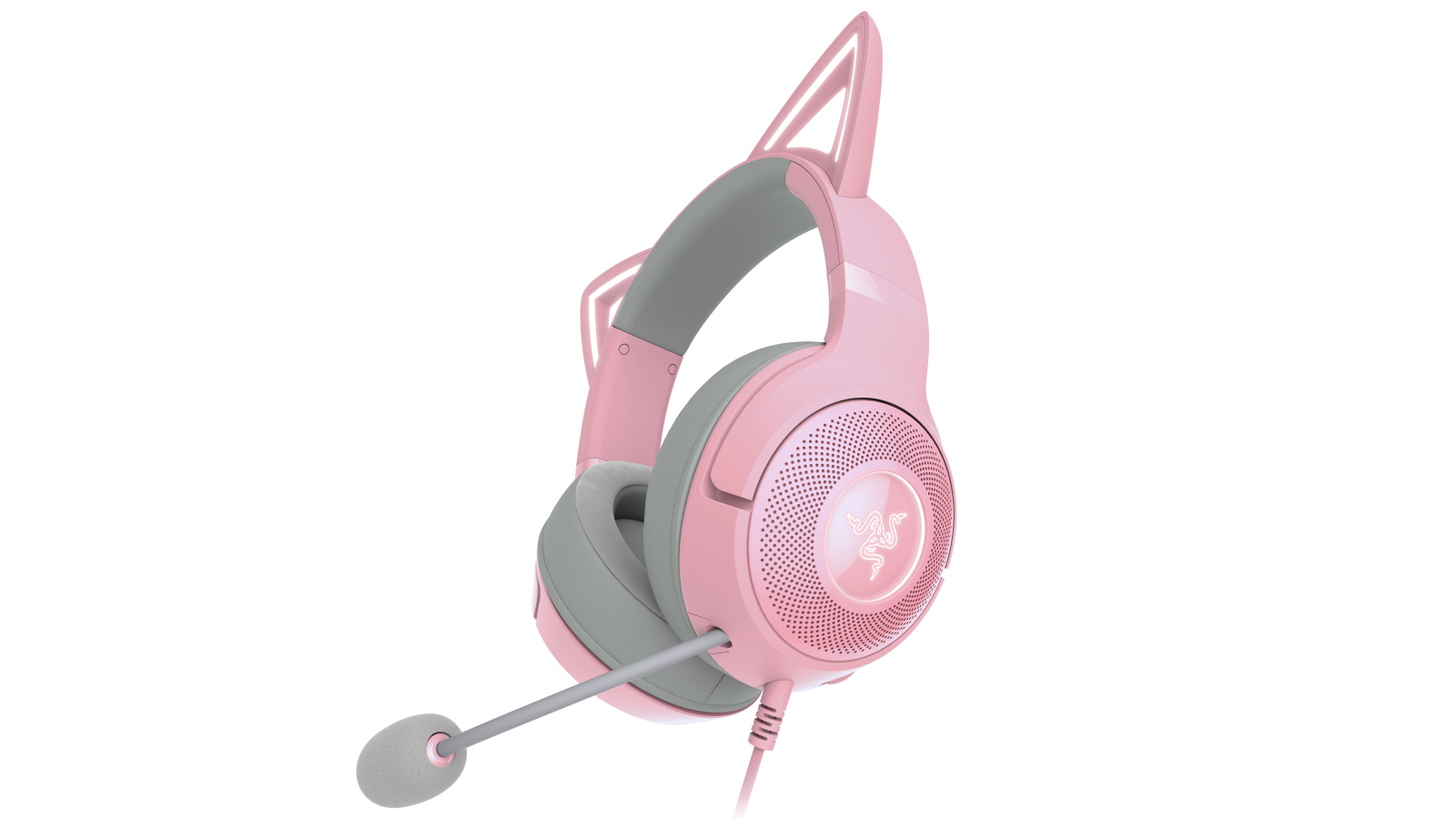 Razer Kraken Kitty V2 Quartz Edition USB Gaming Headset with