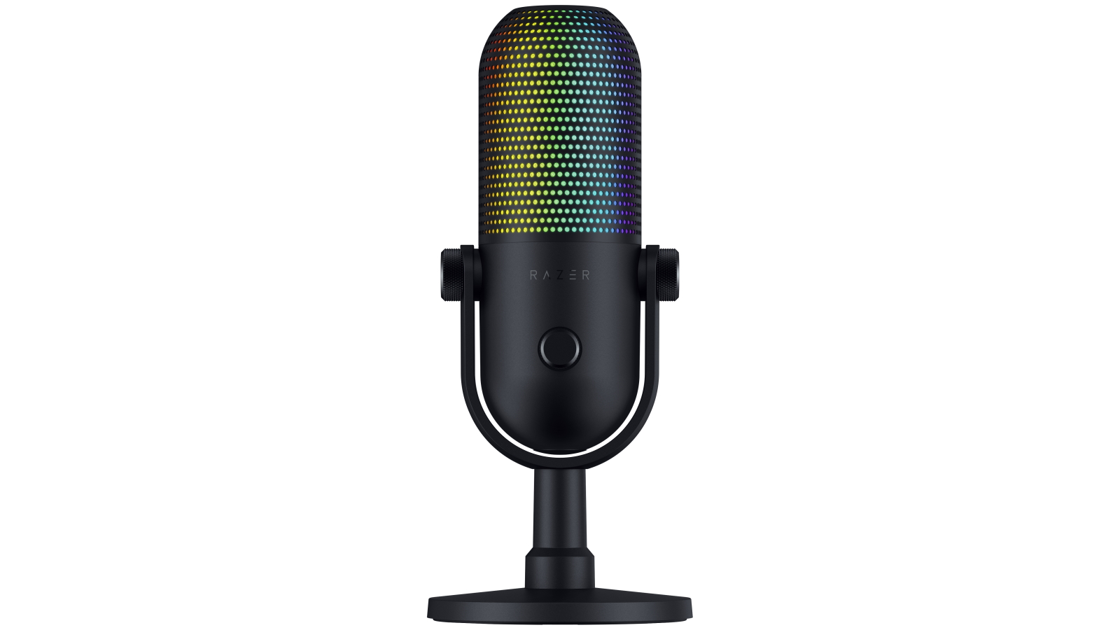 Razer Seiren V3 Chroma 32-Bit DSP RGB USB Microphone with Tap-to-Mute - Black