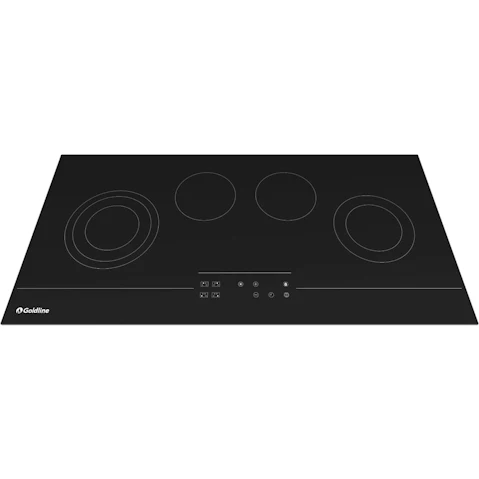Goldline 90cm Narrow Electric Cooktop - Black