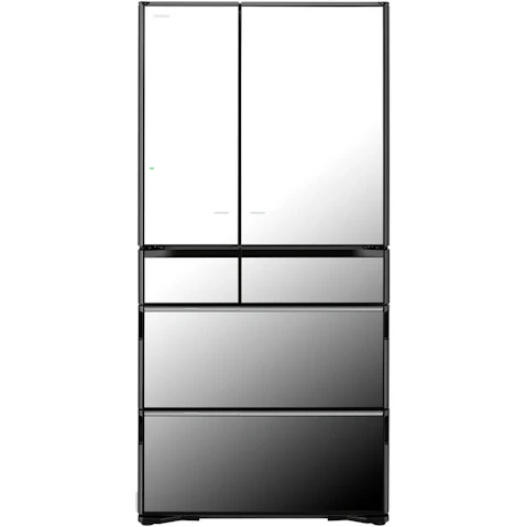 Hitachi 735L Mirror Glass French Door Fridge