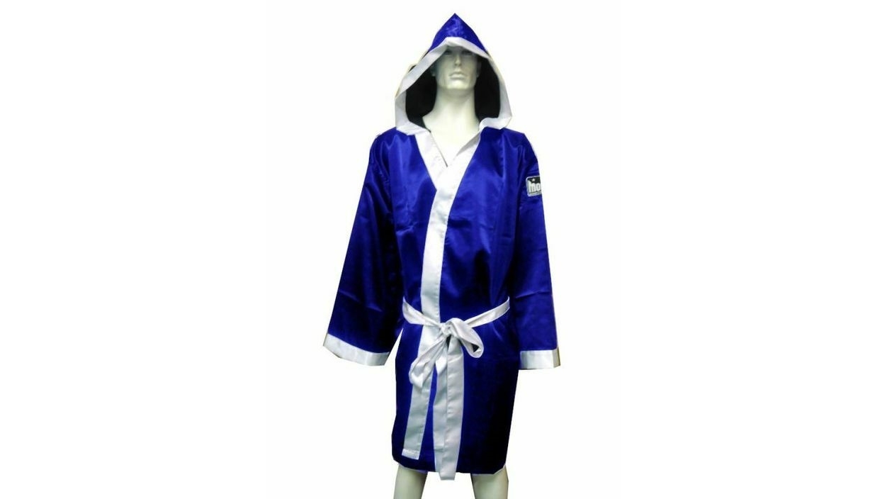 Morgan Sports Walk Out Robe - Blue/White