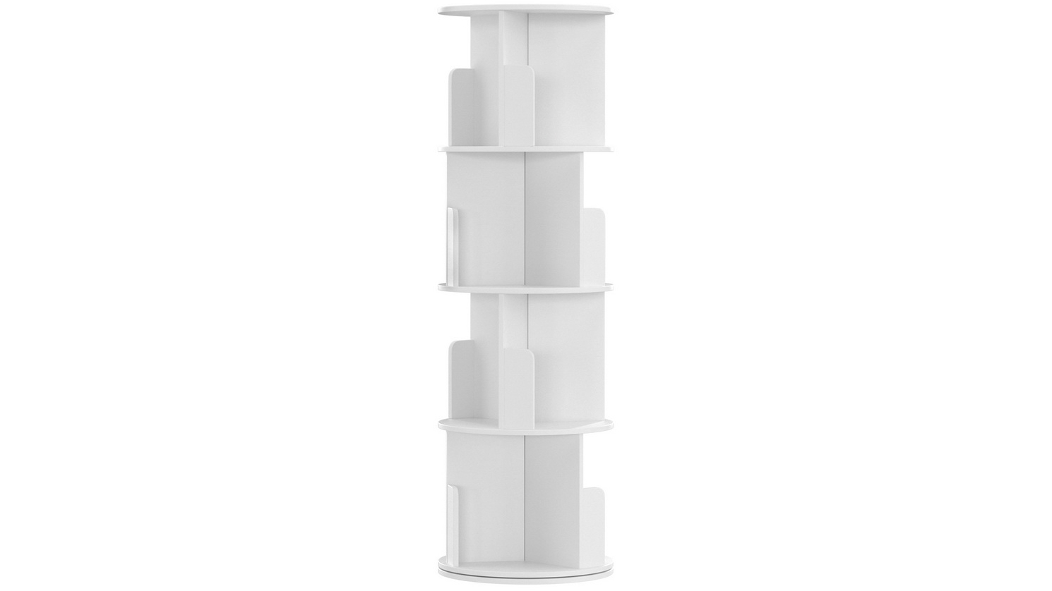 Artiss EDIE 4-Tiers White Bookshelf
