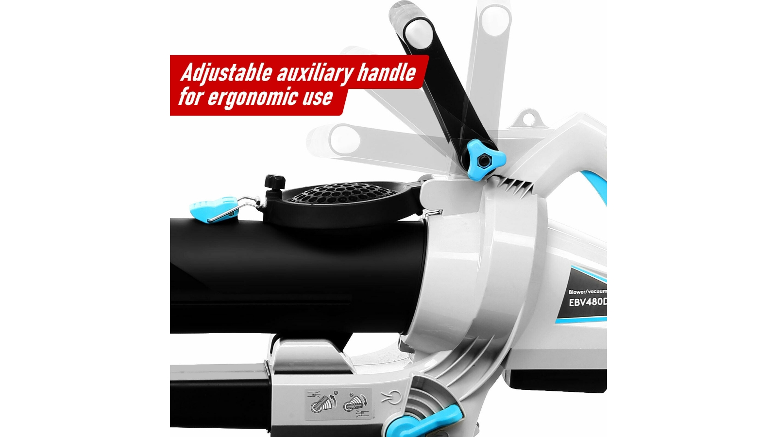 Swift 40V Cordless Leaf Blower Vacuum and Mulcher Harvey Norman