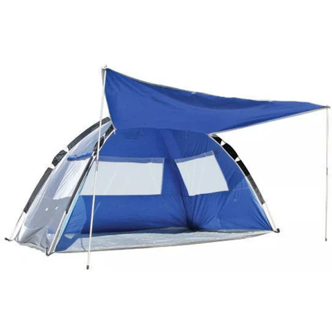 Land and Sea Sports Australia Deluxe Beach Pop-Up Zip Front Tent Set