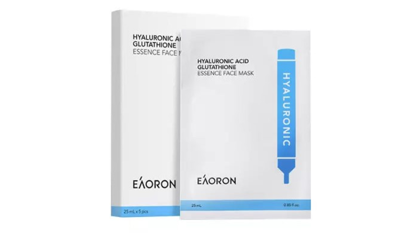 Eaoron 5 Piece Hyaluronic Acid Glutathione Essence Face Mask