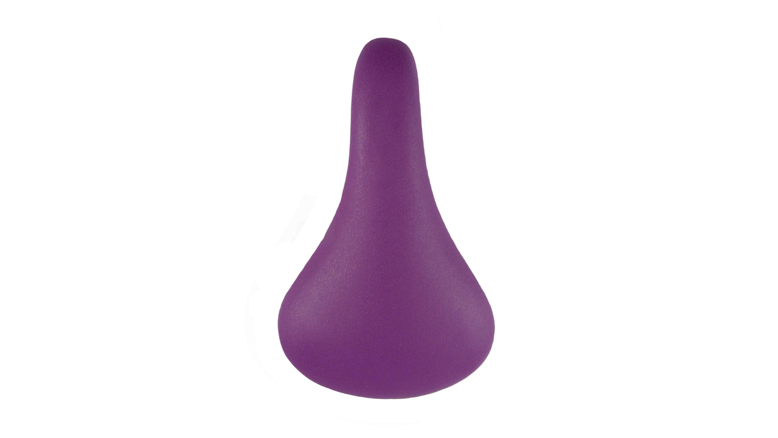 Endzone Vinyl Bike Seat with Comfort Foam and Clamp - Purple 