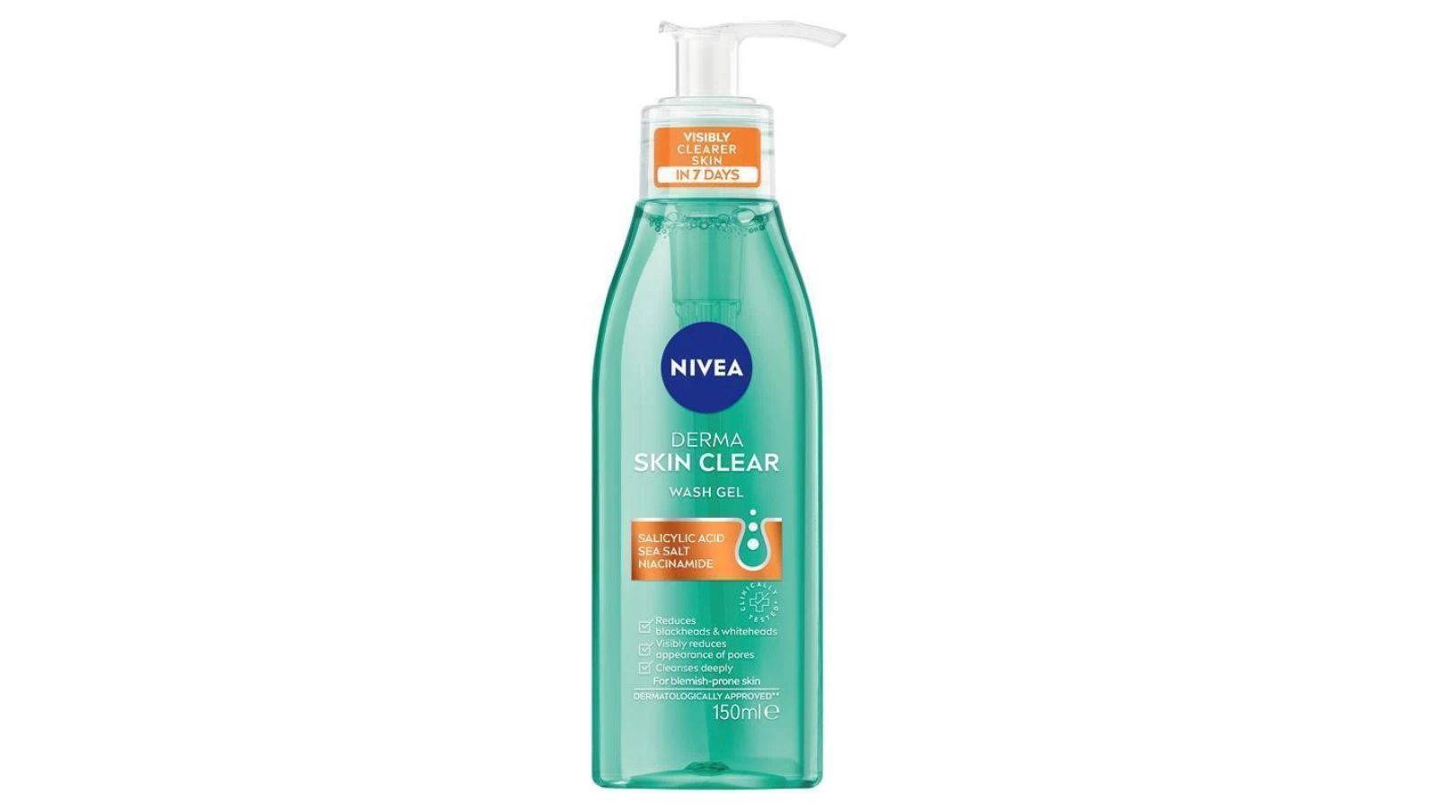 Nivea Derma Skin Clear Wash Gel for Blemish Prone Skin - 150ml