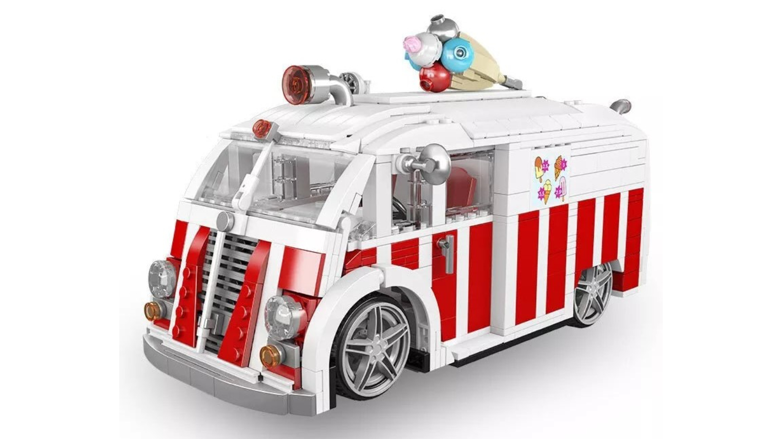 Mould King Building Blocks Ice Cream Truck Toy