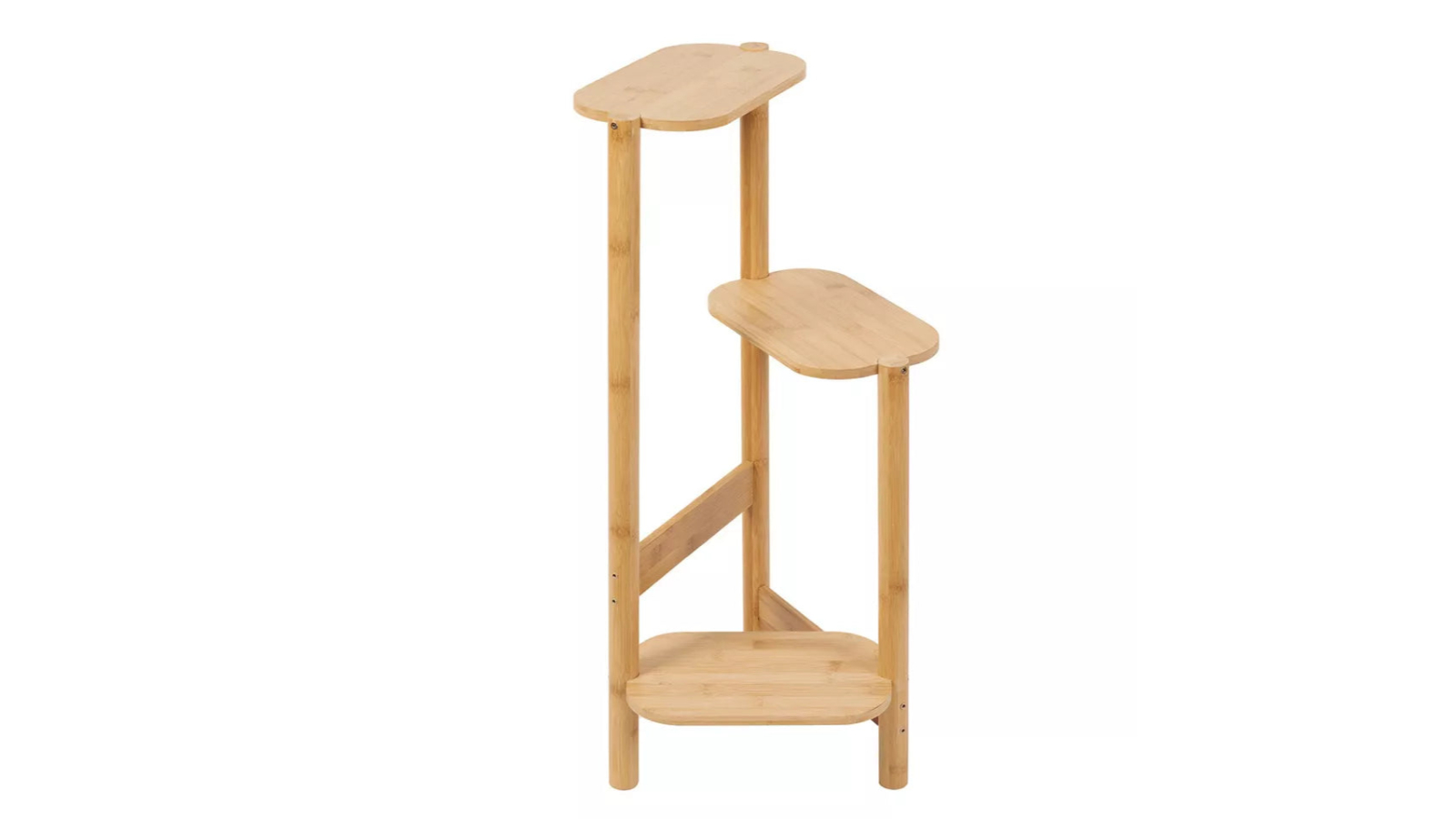 Pretty & Practical 3-Tier Bamboo Plant Stand Bonsai Holder