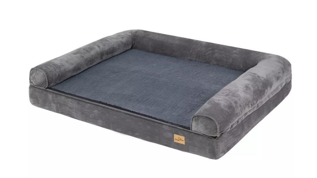 Pretty & Practical Dog Orthopedic Bed with Bolster Comfort Mattress - X-Large