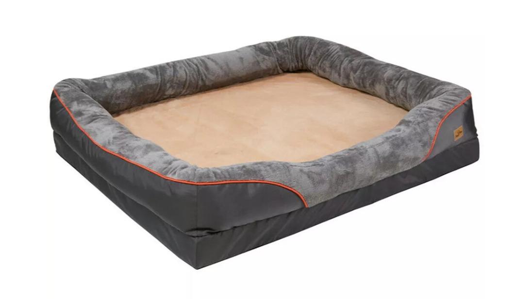 P and P Dog Memory Foam with Orthopedic Sofa Bed and Rim Pillow