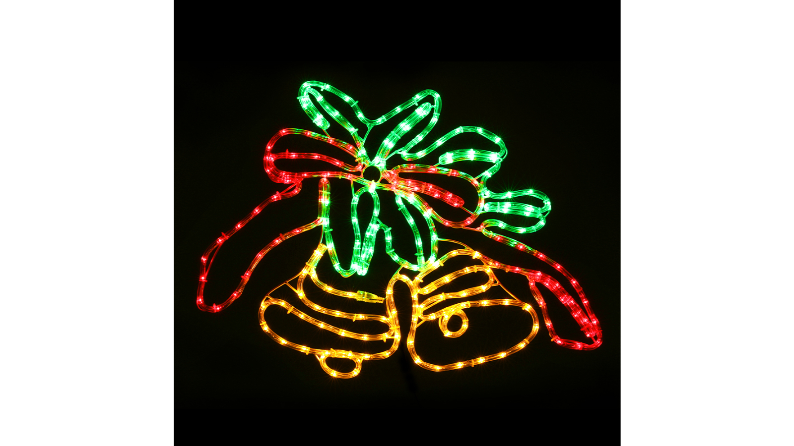 Jingle Jollys 76cm LED Christmas Bell Light Outdoor Decoration - Multicoloured