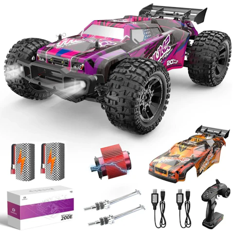 Deerc 200E Brushless High Speed RC Car 1:10 Large 4WD Remote Control Monster Truck