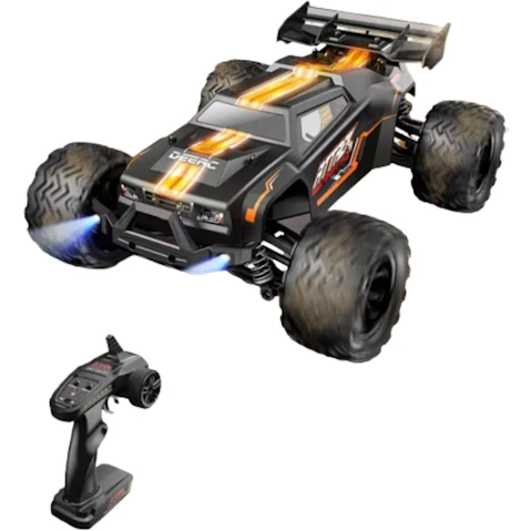Deerc 9000E Remote Control Car with LED Shell Light Monster Truck