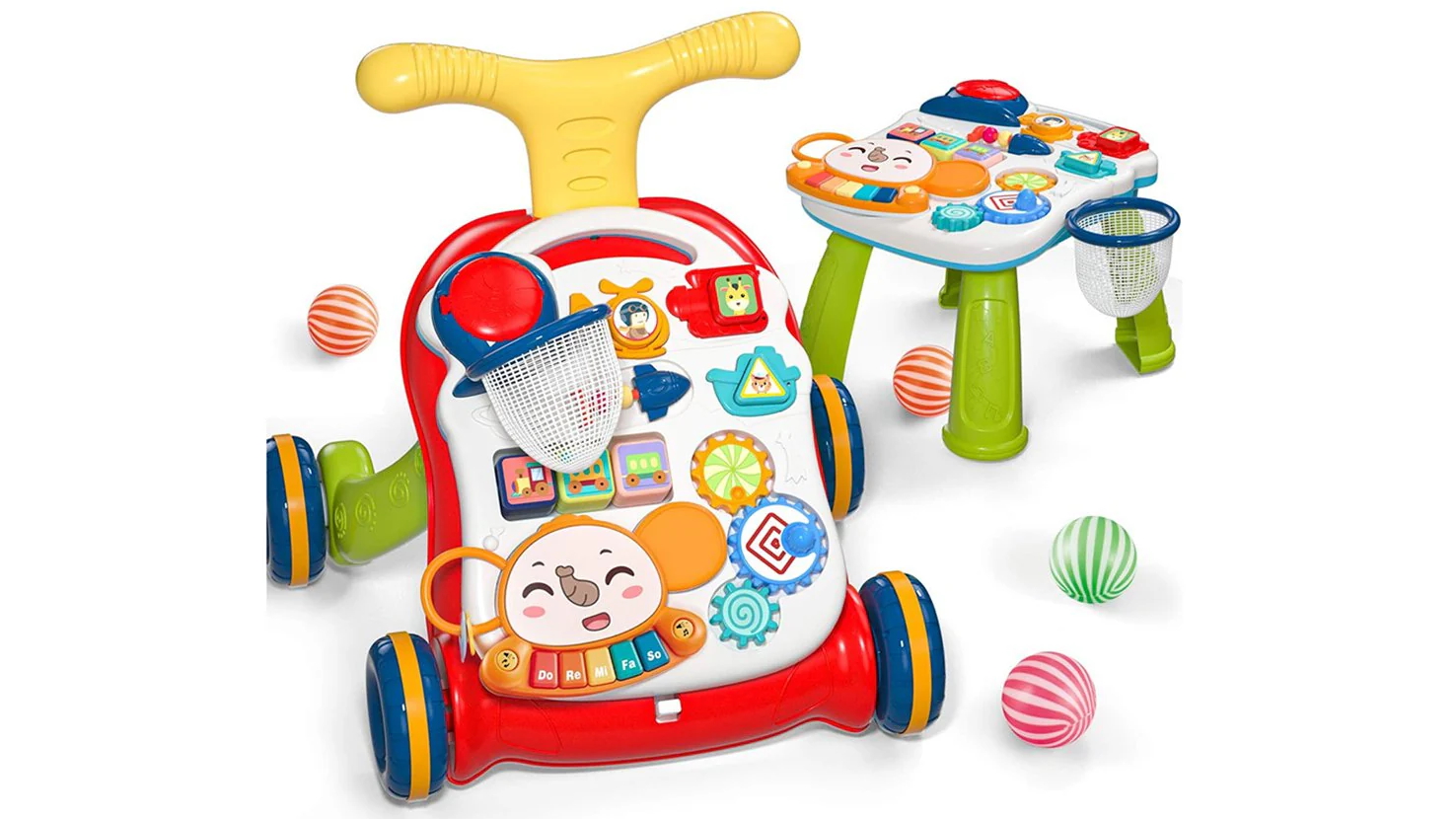 CUTE STONE Sit-to-Stand Learning Walker