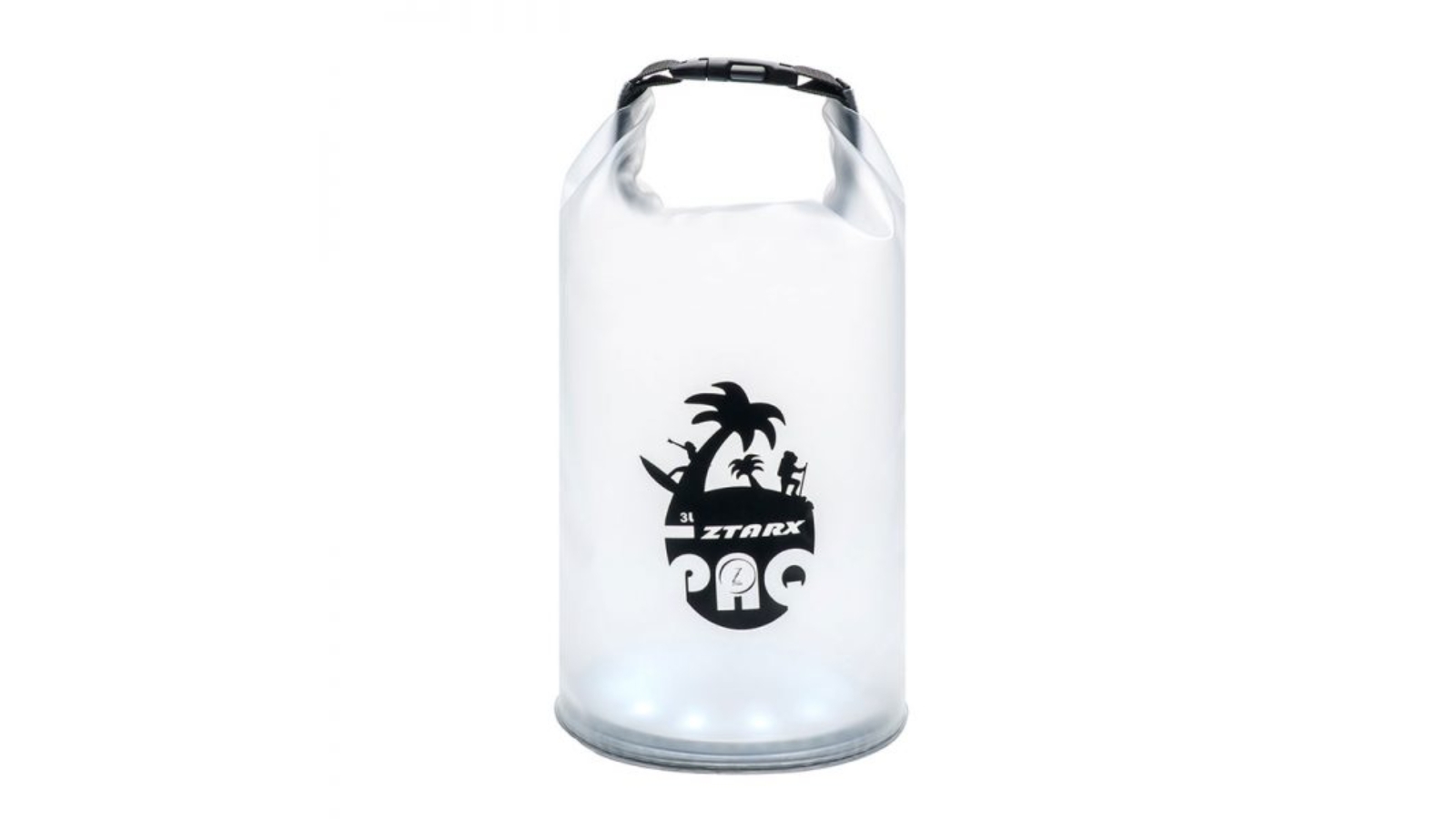 TODO  Solar Led Light Lantern Waterproof Ip68 Ipx7 3 Litre Dry Bag - Clear