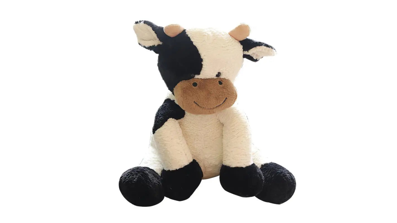 NNEOBA Kawaii Sitting Milk Cow Plush Toy