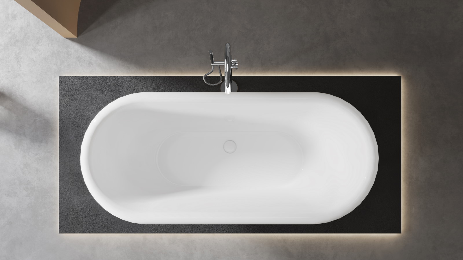 Studio 1 Elwood 1695mm Claw Foot Freestanding Bath with Brushed Nickel