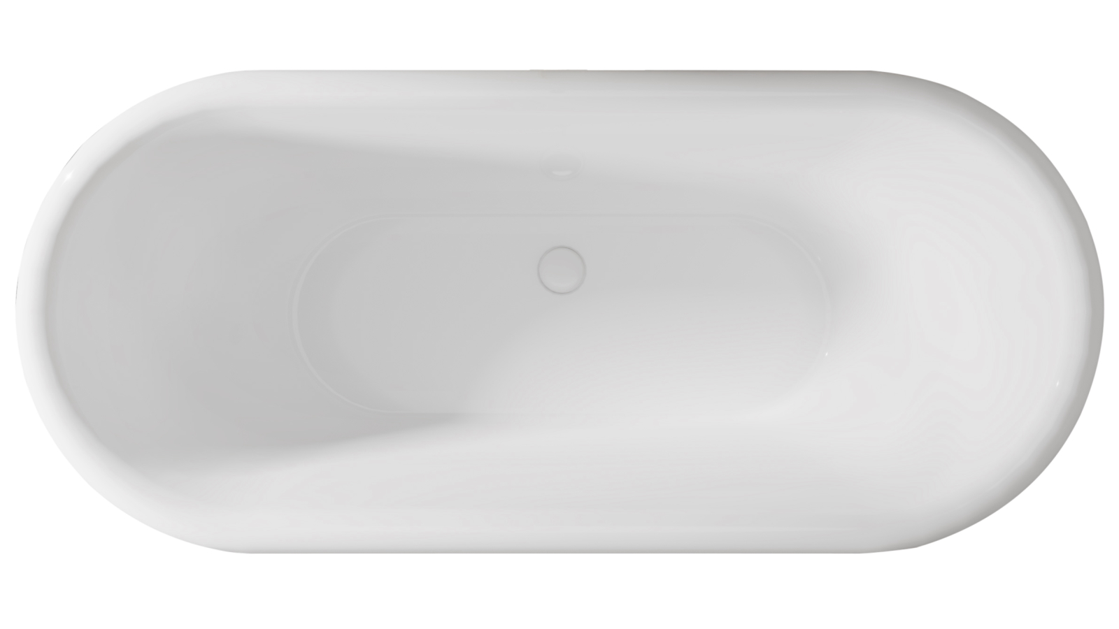 Studio 1 Elwood 1695mm Claw Foot Freestanding Bath with White Legs