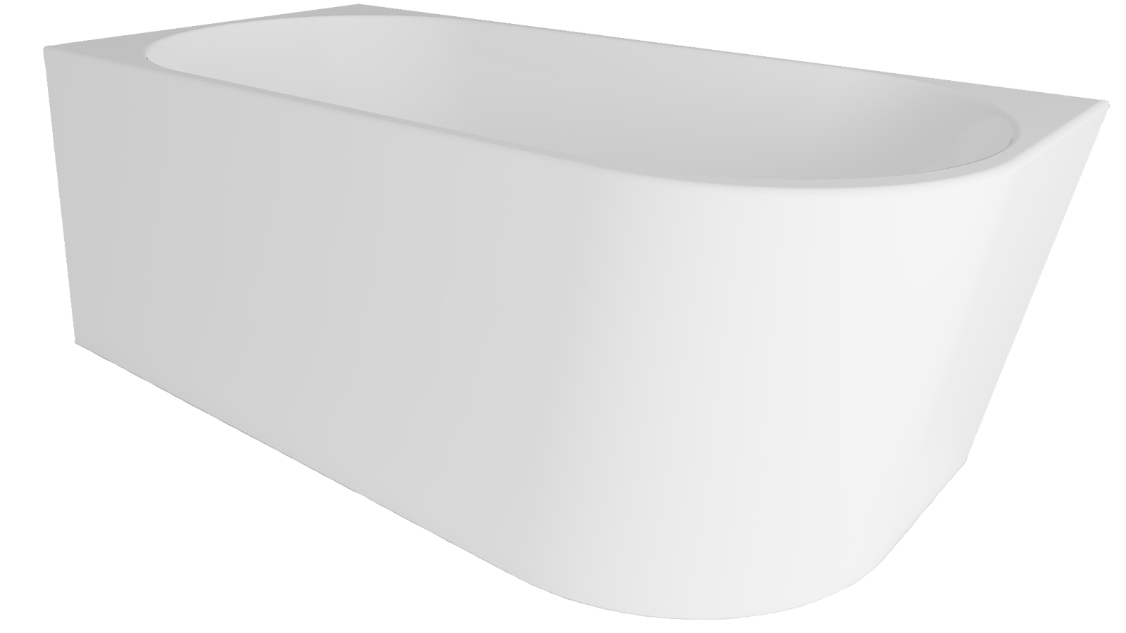 Studio 1 Florence 1500mm Freestanding Left Corner Bath Harvey Norman