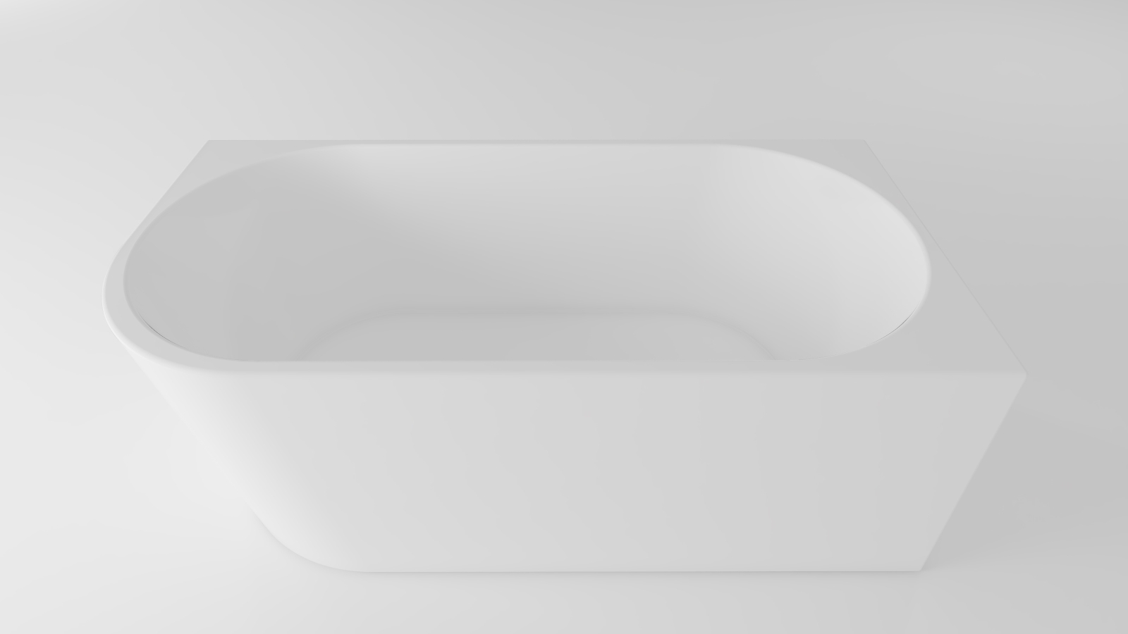 Studio 1 Florence 1500mm Freestanding Right Corner Bath Harvey Norman