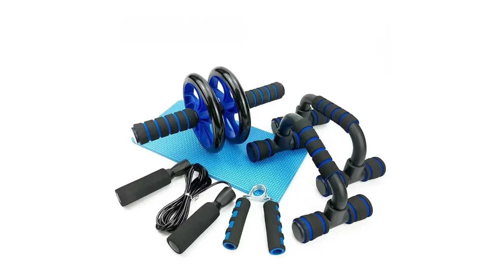NNEOBA 4 Piece Multi-functional Equipment Fitness Wheel Set