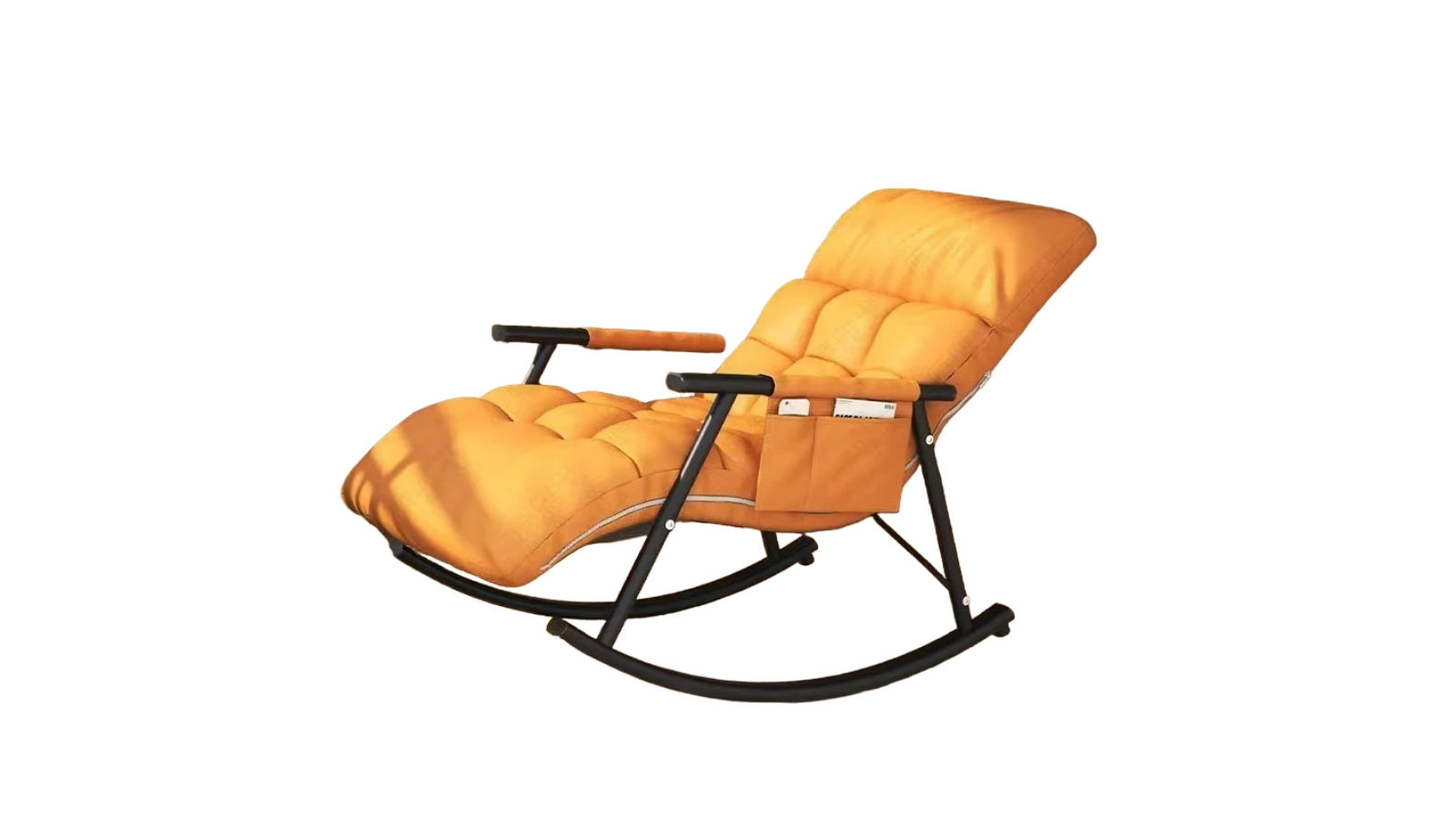 NNEOBA Foldable Rocking Chair Ultimate Relaxation Nordic Recliner Sofa Bed 