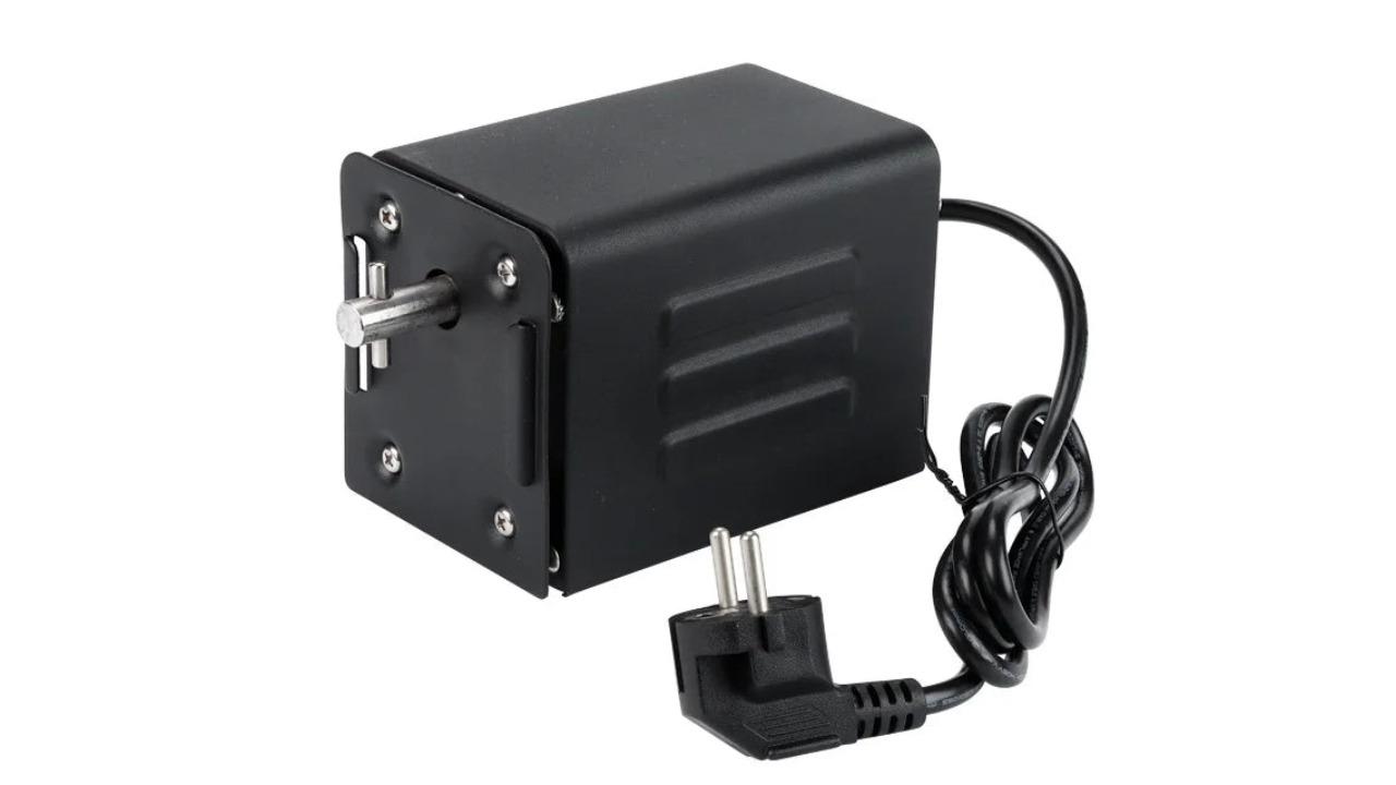 NNEOBA Rotating BBQ Grill Roaster Spit Motor - Black