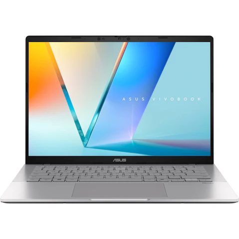 Asus Vivobook S14 14-inch Snapdragon X X1-26-100/32GB/1TB SSD CoPilot Plus PC Laptop - Cool Silver