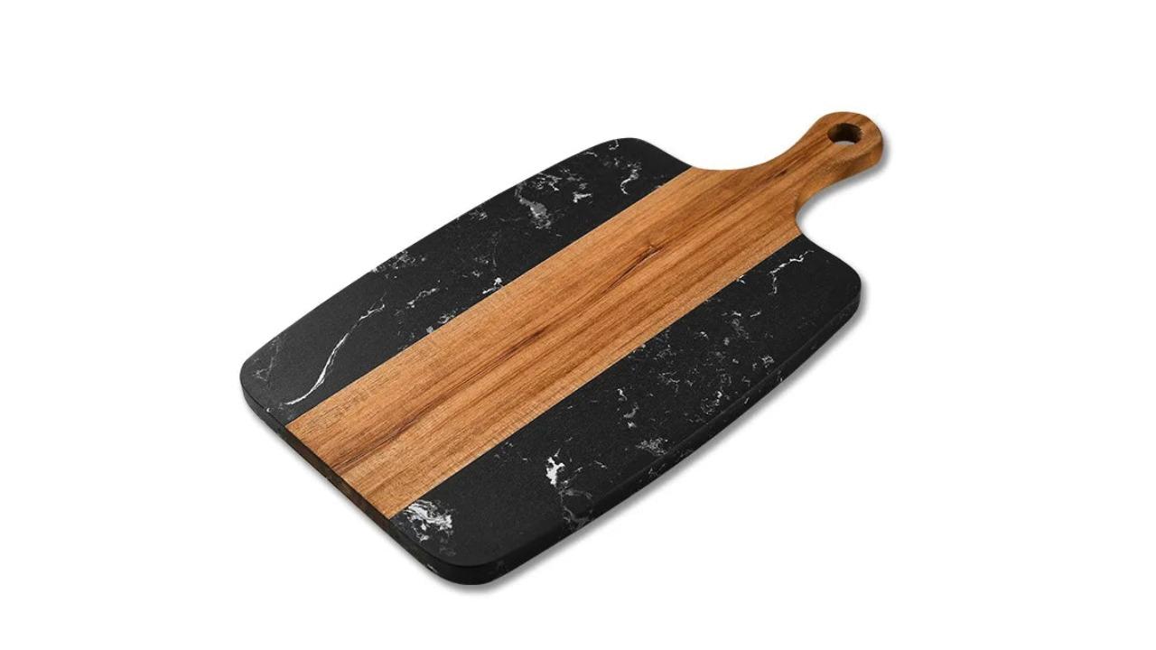 NNEOBA Marble Splicing Acacia Wood Chopping Board