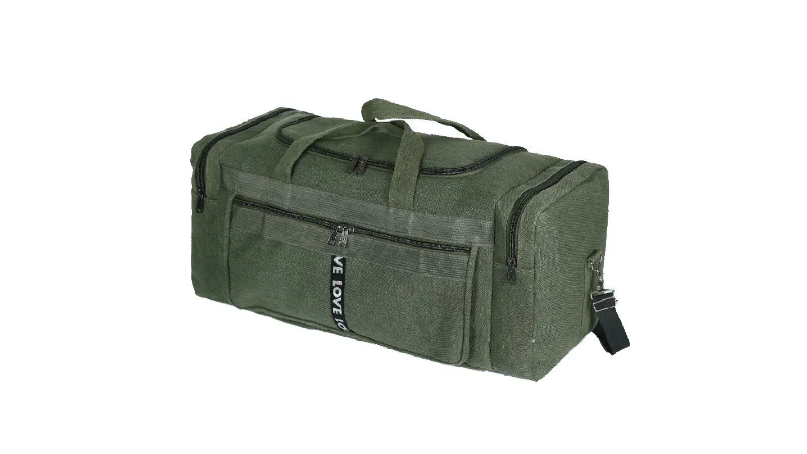 NNEOBA Waterproof Canvas Travel Sports Duffel Bag - Green