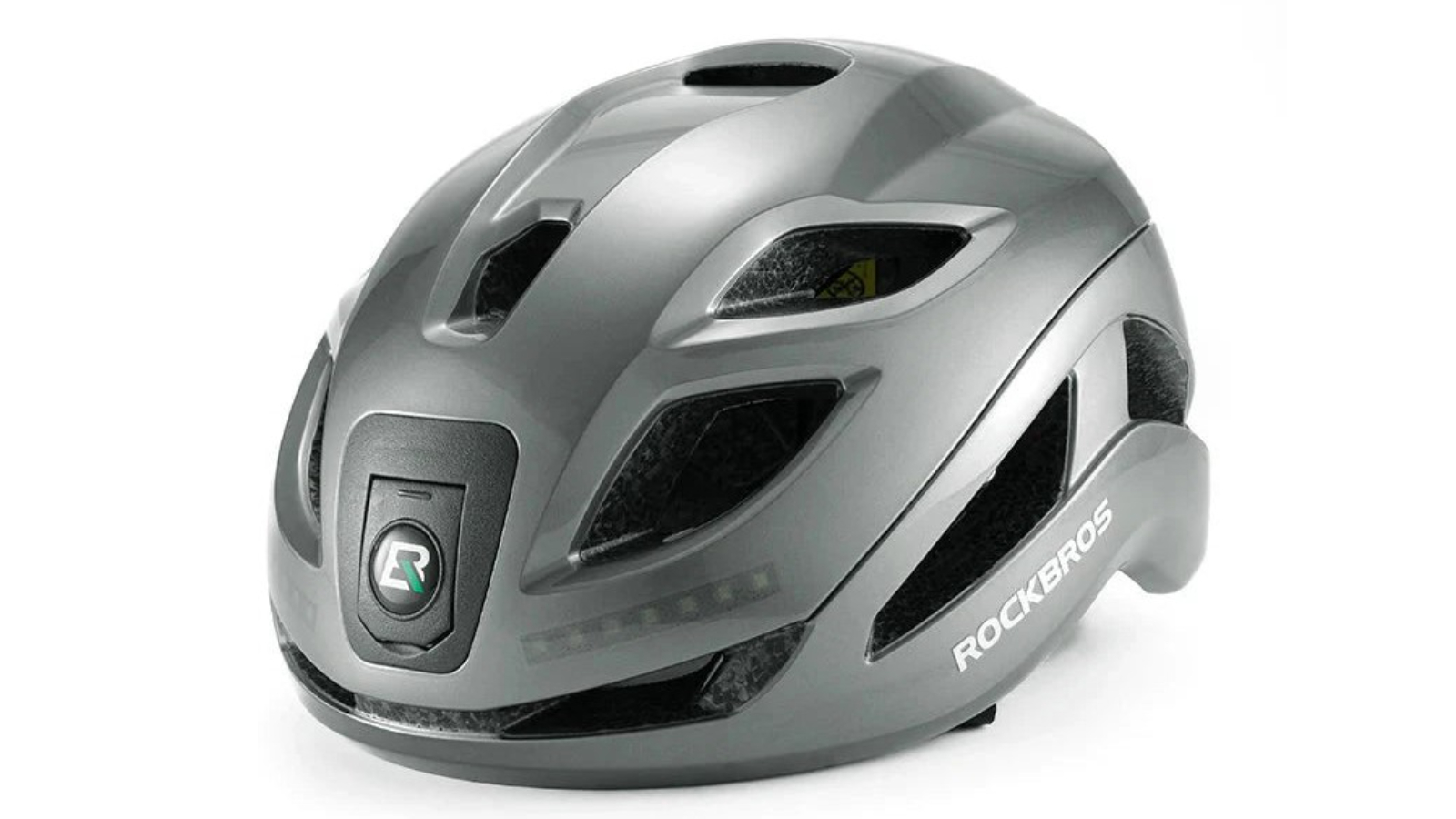 NNEOBA Rechargeable LED Cycling Helmet with Type-C Charging - Grey