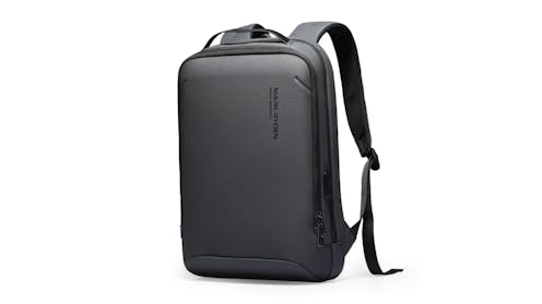 NNEOBA Black Streamlined Minimalist Hard Shell Laptop Backpack