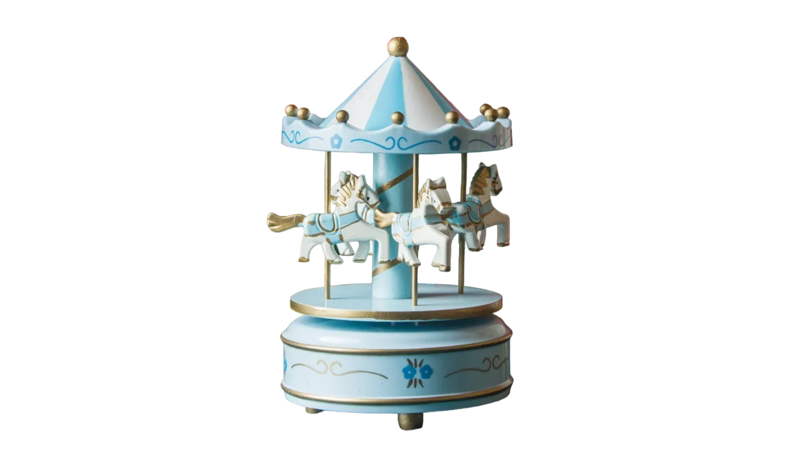 NNEOBA Enchanting Christmas Carousel Octave Music Box Ornament