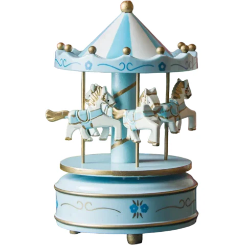 NNEOBA Enchanting Christmas Carousel Octave Music Box Ornament