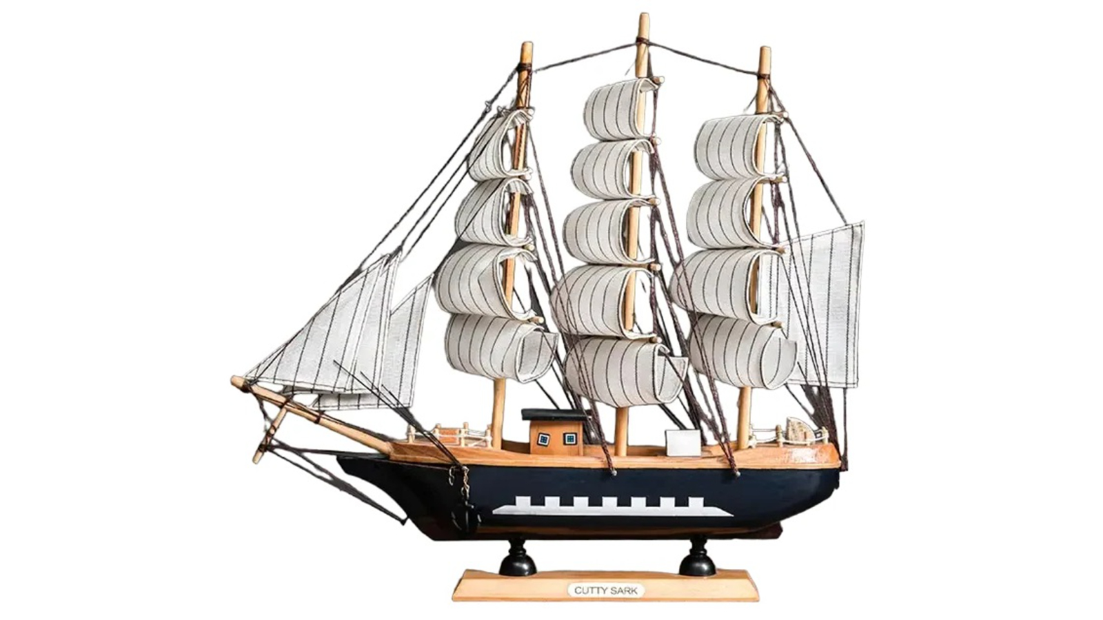 NNEOBA Mediterranean Dream Wooden Sailboat Model Silent Mary A Edition