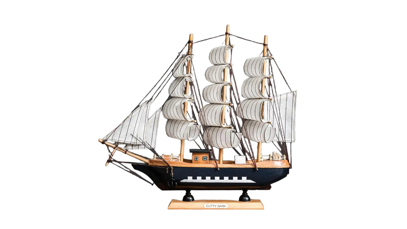 NNEOBA Wooden Sailboat Model Silent Mary-A Edition