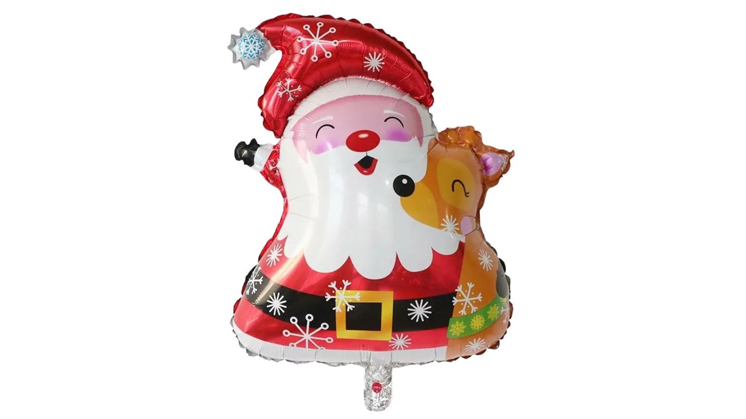 NNEOBA Cheerful Santa Claus Foil Christmas Balloon - 70 x 51cm