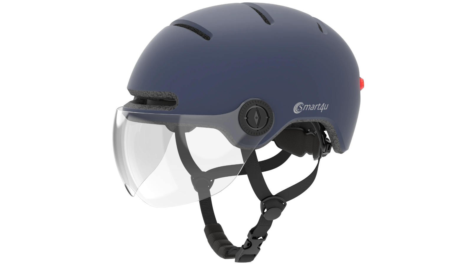 Smart Urban L79 Large Helmet with Brake Warning Light - Blue