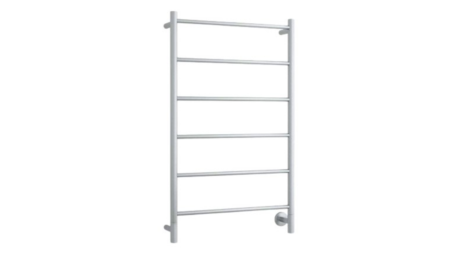 Thermogroup Thermorail Spartan Six Straight Round Ladder Polished Heated Towel Rail - Stainless Steel