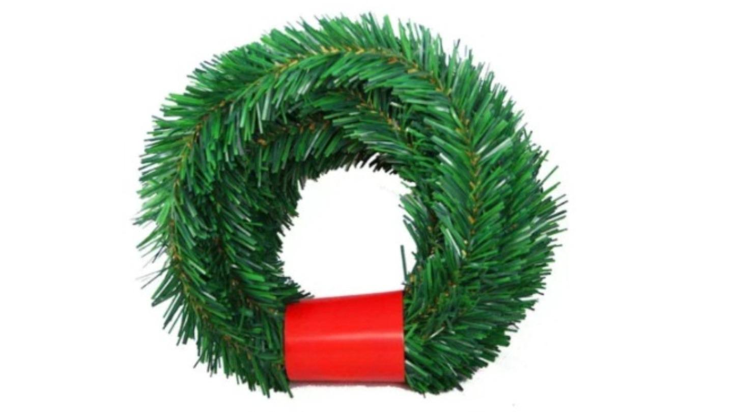 NNEOBA Artificial Rattan Christmas Garland - 5.5metre