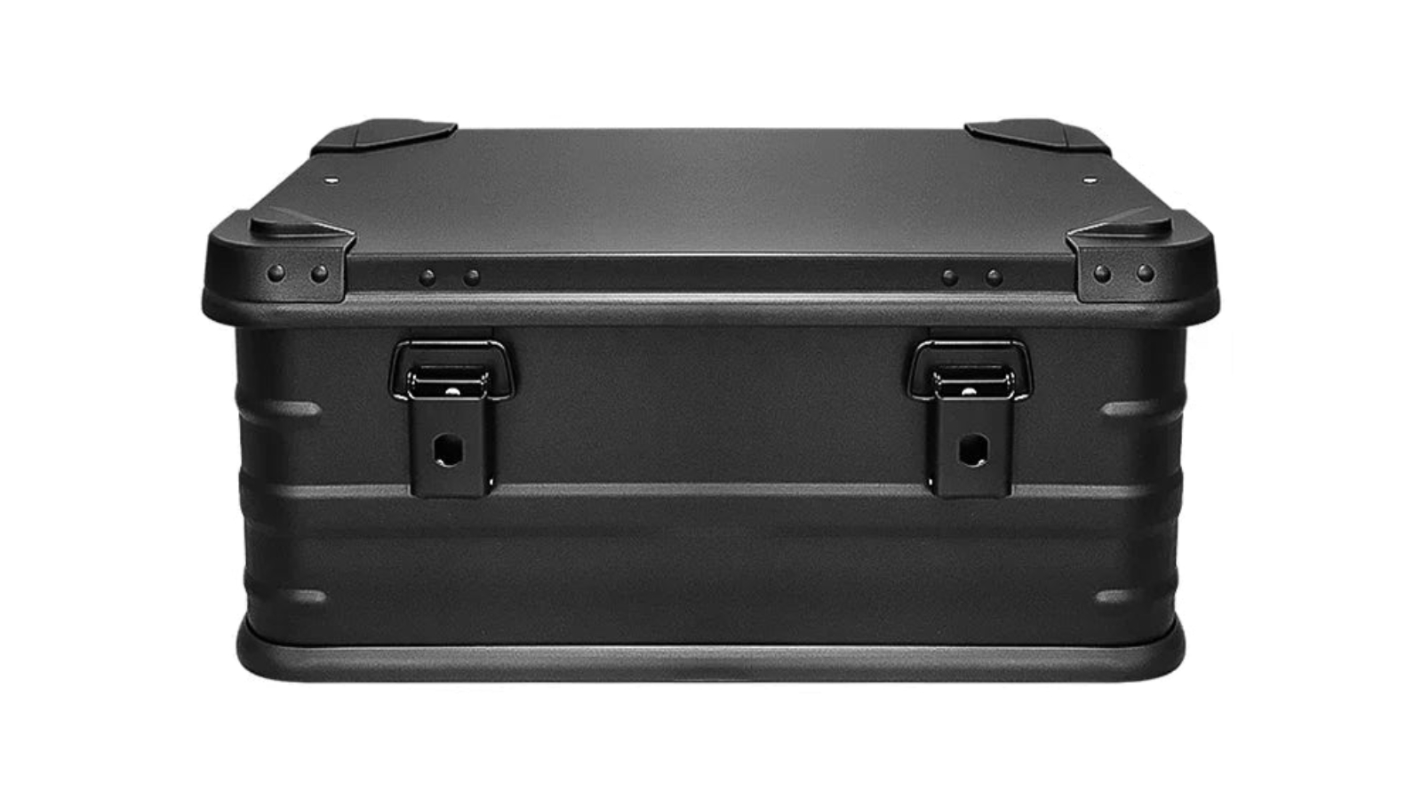 NNEOBA 30 Litre Aluminum Alloy Travel Storage Box Storage Case - Black