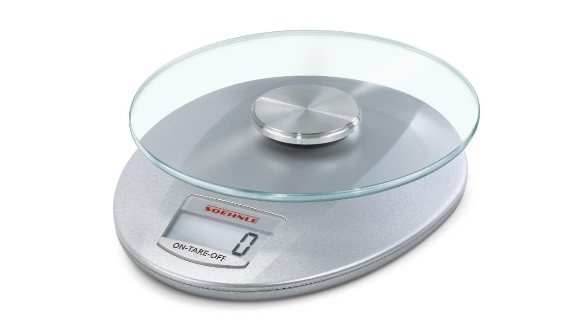 Soehnle Roma Digital Kitchen Scale 5kg - Silver
