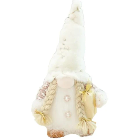 NNEOBA Cheerful Gnome Christmas Faceless Doll Light