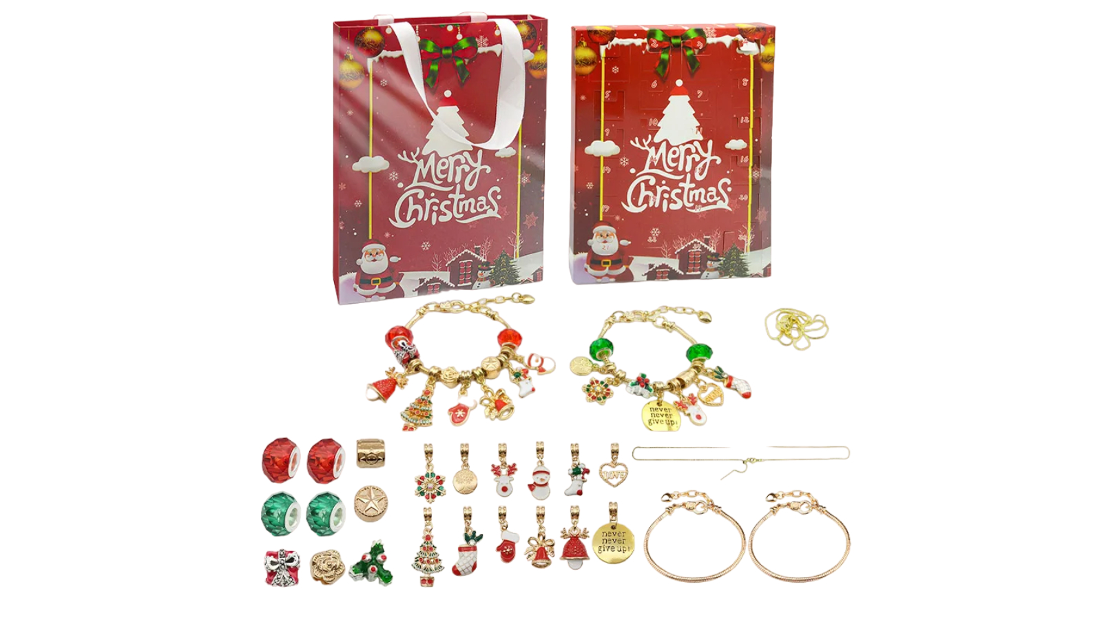 NNEOBA Christmas 24 Grid Countdown Calendar Blind Box Set