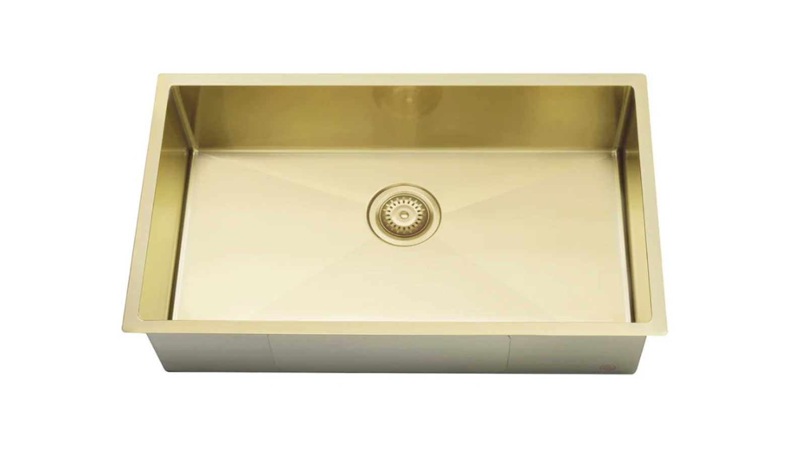 Meir Lavello Single Bowl 760x440 Kitchen Sink - Brushed Bronze Gold