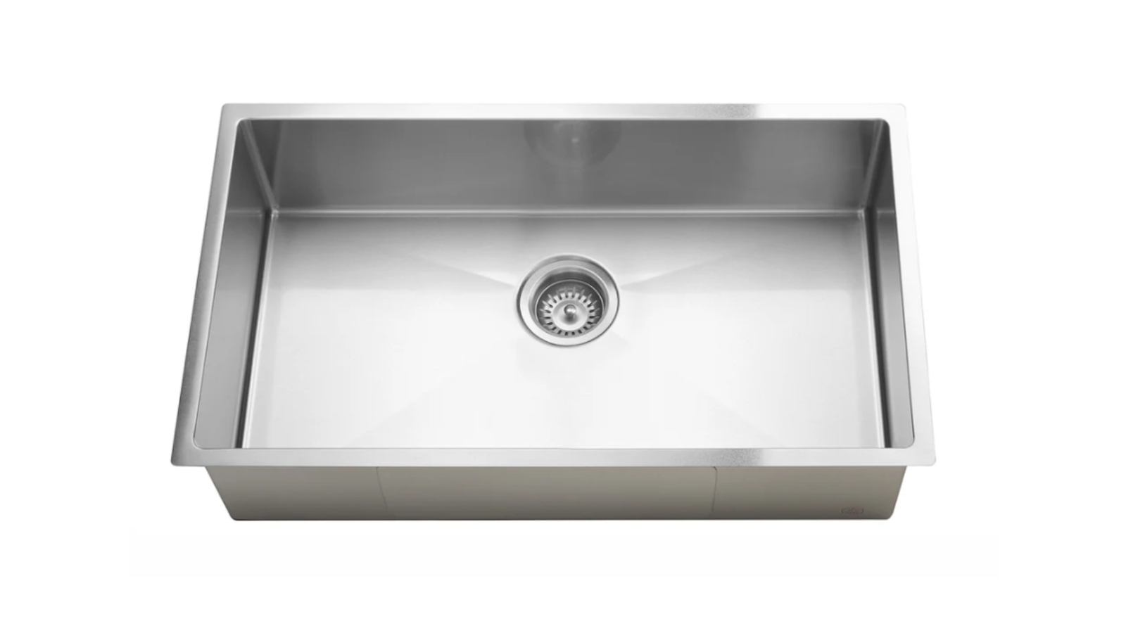 Meir Lavello Single Bowl 760x440 Kitchen Sink - Brushed Nickel