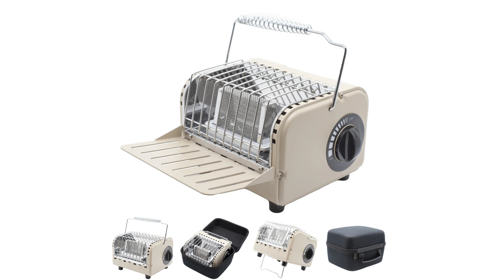 NNEOBA 1200W Multi-Function Camping Gas Burner Stove - Grey