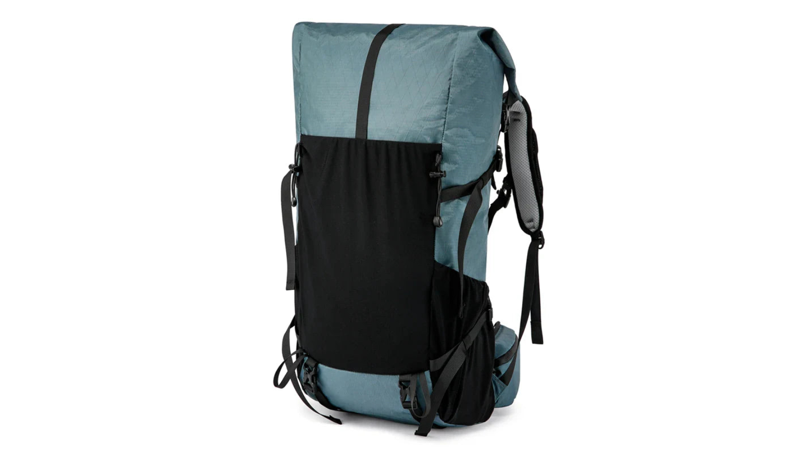 NNEOBA 40 Litre Waterproof Hiking and Camping Backpack - Gray/Blue